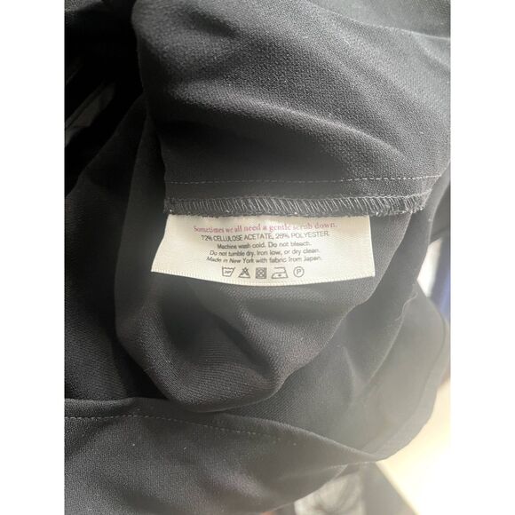 Womens MM LaFleur The Georgia Dress Swing Crepe Size Large Black - Picture 5 of 9